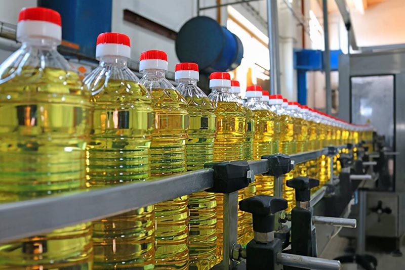Edible oil nitrogen filling