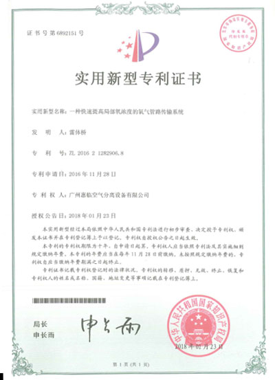 Patent centificate No:ZL2016212829068